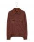 missoni（ミッソーニ）の古着「総柄ニットシャツ」｜ブラウン×レッド