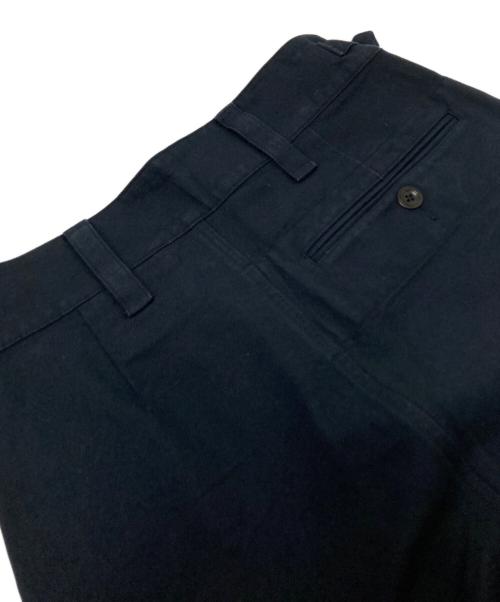 MHL（エムエイチエル）MHL (エムエイチエル) コットンウールドリルパンツ ネイビー サイズ: Lの古着・服飾アイテム