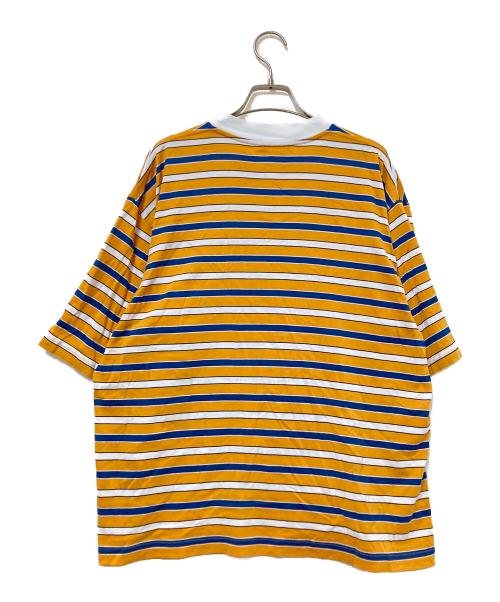 MARNI（マルニ）MARNI (マルニ) ボーダーTシャツ オレンジ×ネイビー サイズ:Mの古着・服飾アイテム