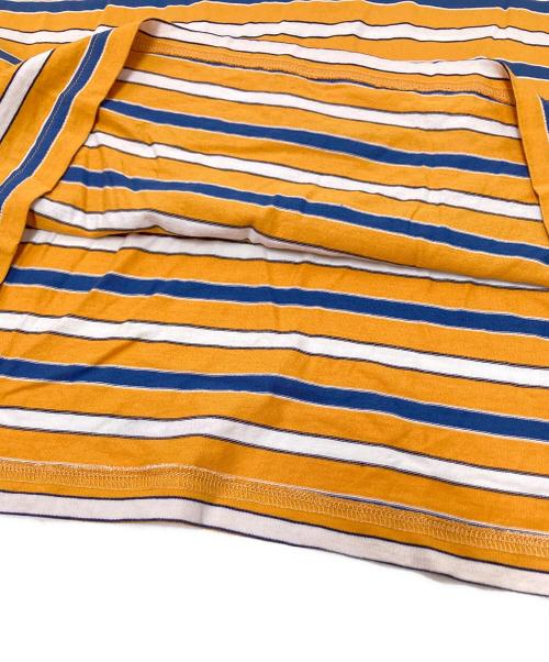 MARNI（マルニ）MARNI (マルニ) ボーダーTシャツ オレンジ×ネイビー サイズ:Mの古着・服飾アイテム