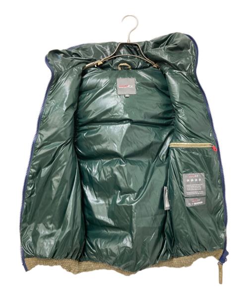 DUVETICA（デュベティカ）DUVETICA (デュベティカ) ダウンベスト ベージュ×グリーン サイズ:48の古着・服飾アイテム