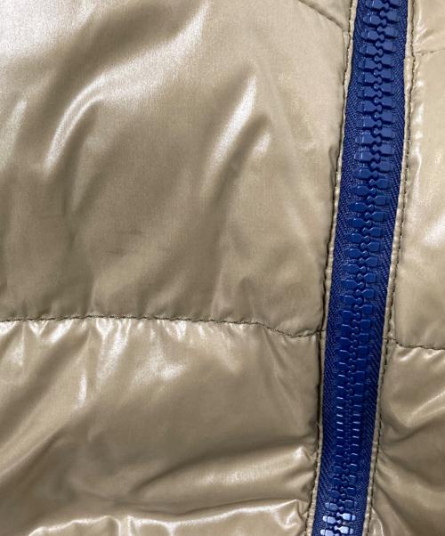 DUVETICA（デュベティカ）DUVETICA (デュベティカ) ダウンベスト ベージュ×グリーン サイズ:48の古着・服飾アイテム