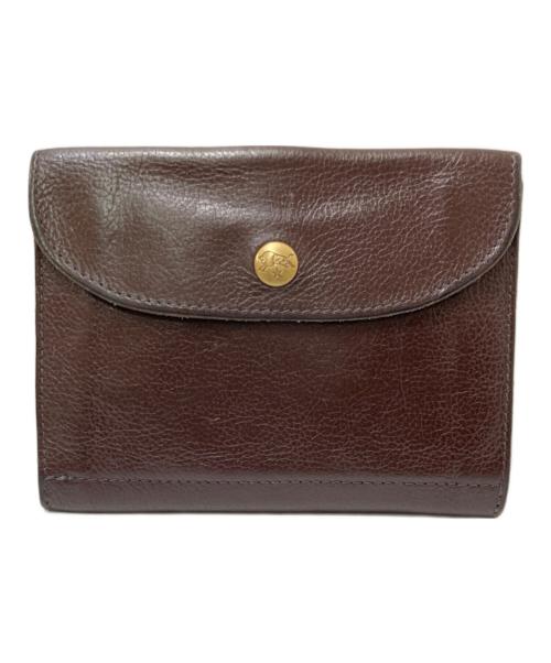 IL BISONTE（イル ビゾンテ）IL BISONTE (イル ビゾンテ) 手帳型カードケース ブラウン サイズ:下記参照の古着・服飾アイテム