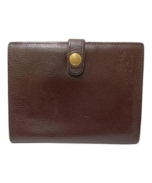 IL BISONTE（イル ビゾンテ）IL BISONTE (イル ビゾンテ) 手帳型カードケース ブラウン サイズ:下記参照の古着・服飾アイテム