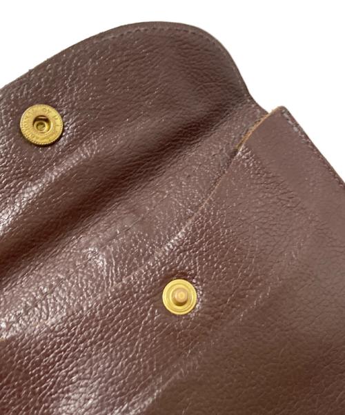 IL BISONTE（イル ビゾンテ）IL BISONTE (イル ビゾンテ) 手帳型カードケース ブラウン サイズ:下記参照の古着・服飾アイテム