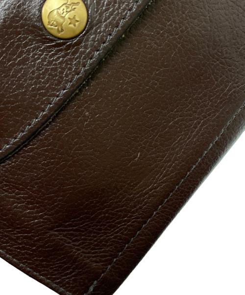 IL BISONTE（イル ビゾンテ）IL BISONTE (イル ビゾンテ) 手帳型カードケース ブラウン サイズ:下記参照の古着・服飾アイテム