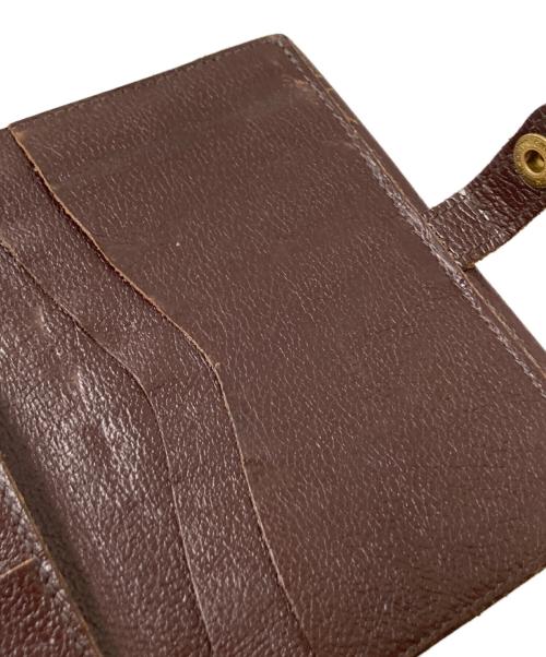 IL BISONTE（イル ビゾンテ）IL BISONTE (イル ビゾンテ) 手帳型カードケース ブラウン サイズ:下記参照の古着・服飾アイテム