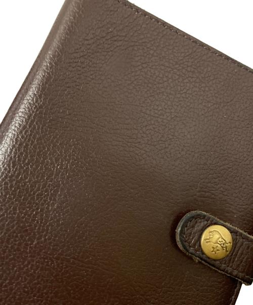 IL BISONTE（イル ビゾンテ）IL BISONTE (イル ビゾンテ) 手帳型カードケース ブラウン サイズ:下記参照の古着・服飾アイテム