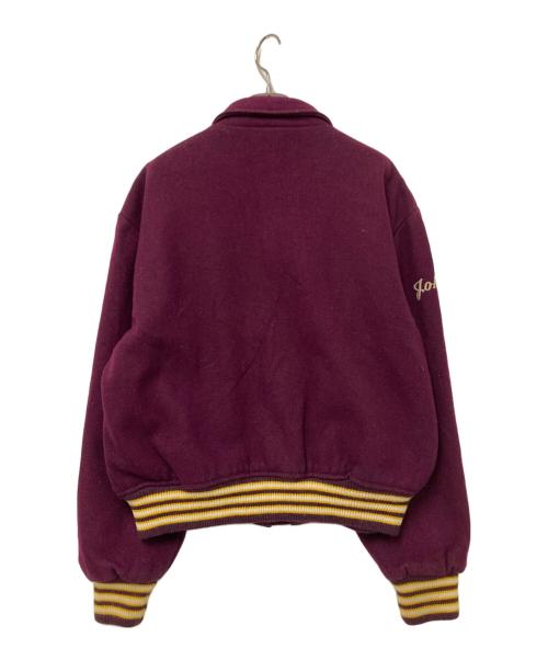 USED（ユーズド）USED (ユーズド) ヴィンテージスタジャン ボルドー サイズ:46の古着・服飾アイテム