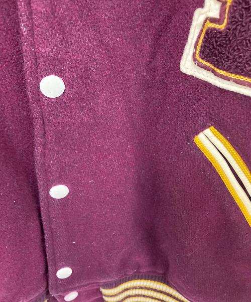 USED（ユーズド）USED (ユーズド) ヴィンテージスタジャン ボルドー サイズ:46の古着・服飾アイテム