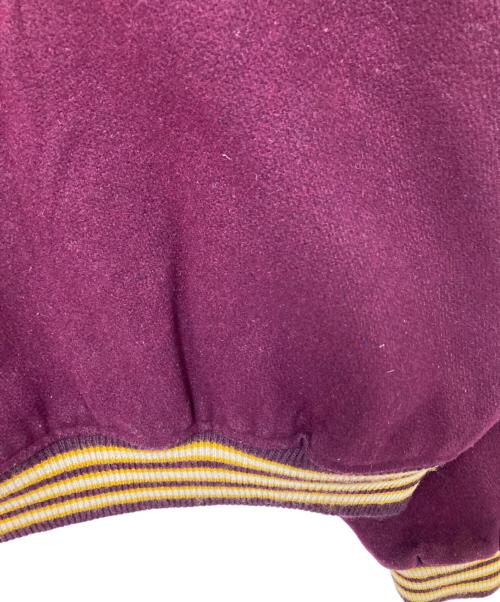 USED（ユーズド）USED (ユーズド) ヴィンテージスタジャン ボルドー サイズ:46の古着・服飾アイテム