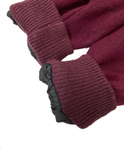 USED（ユーズド）USED (ユーズド) ヴィンテージスタジャン ボルドー サイズ:46の古着・服飾アイテム