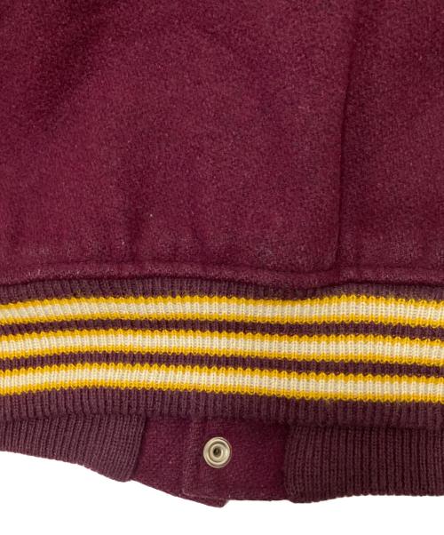 USED（ユーズド）USED (ユーズド) ヴィンテージスタジャン ボルドー サイズ:46の古着・服飾アイテム