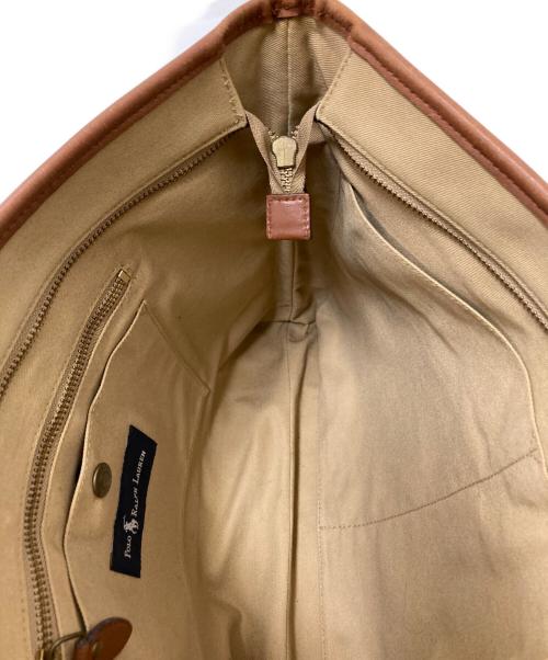 POLO RALPH LAUREN（ポロ・ラルフローレン）POLO RALPH LAUREN (ポロ・ラルフローレン) ショルダーバッグ ベージュ×ブラウン サイズ:下記参照の古着・服飾アイテム
