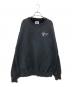 RUSSELL ATHLETIC（ラッセルアスレチック）の古着「Vガゼットスウェット」｜ブラック