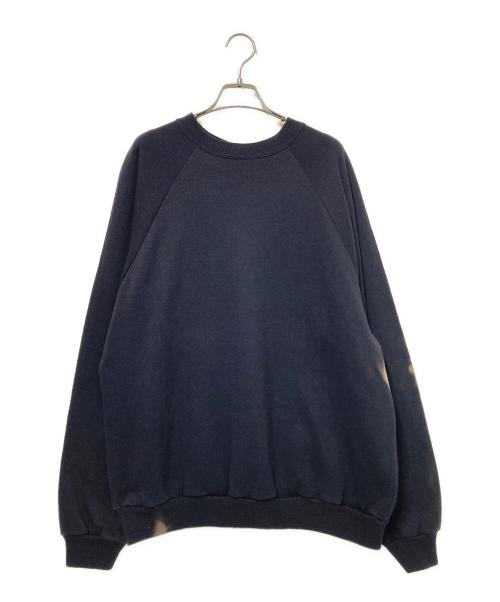 Hanes（ヘインズ）Hanes (ヘインズ) 加工クルーネックスウェット ブラック サイズ:XLの古着・服飾アイテム