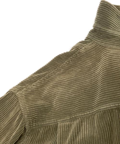 NATNAST（ナットナスト）NATNAST (ナットナスト) コーデュロイシャツ オリーブ サイズ:Lの古着・服飾アイテム