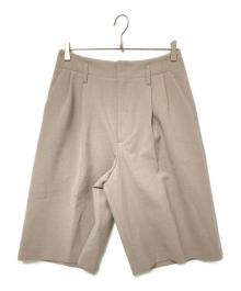 6(ROKU) BEAUTY&YOUTH（ロク ビューティーアンドユース）の古着「TUCK SHORT PANTS」｜ベージュ