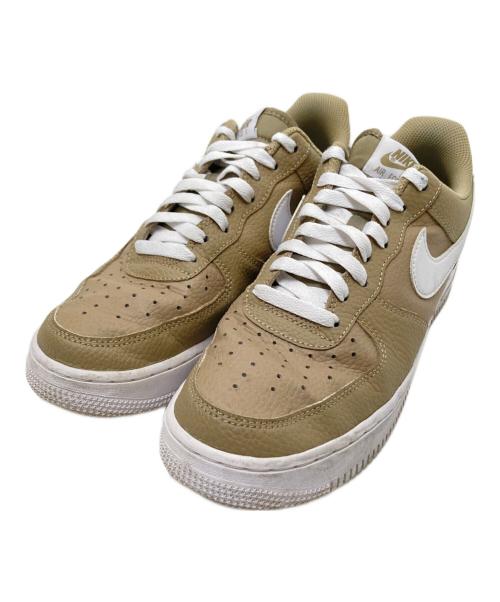 NIKE（ナイキ）NIKE (ナイキ) AIR FORCE 1 '07 AN23 KHAKI/WHITE-WHITE ベージュ サイズ:27.0cmの古着・服飾アイテム