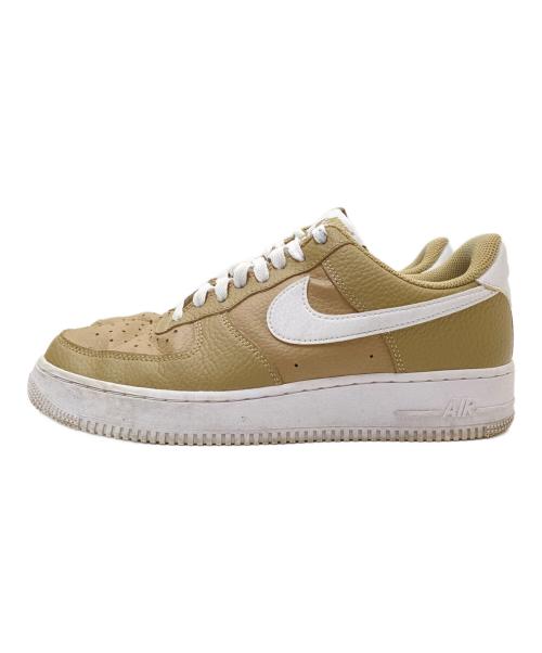 NIKE（ナイキ）NIKE (ナイキ) AIR FORCE 1 '07 AN23 KHAKI/WHITE-WHITE ベージュ サイズ:27.0cmの古着・服飾アイテム
