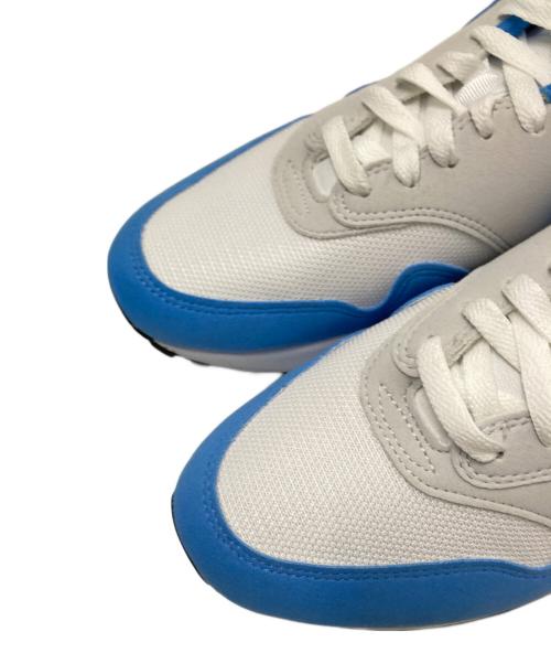 NIKE（ナイキ）NIKE (ナイキ) AIR MAX 1 WHITE/UNIVERSITY BLUE ブルー×ホワイト サイズ:27.0cmの古着・服飾アイテム