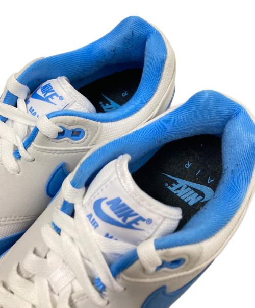NIKE（ナイキ）NIKE (ナイキ) AIR MAX 1 WHITE/UNIVERSITY BLUE ブルー×ホワイト サイズ:27.0cmの古着・服飾アイテム