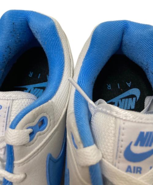 NIKE（ナイキ）NIKE (ナイキ) AIR MAX 1 WHITE/UNIVERSITY BLUE ブルー×ホワイト サイズ:27.0cmの古着・服飾アイテム