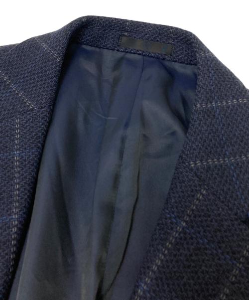 BURBERRY LONDON（バーバリーロンドン）BURBERRY LONDON (バーバリーロンドン) カシミヤテーラードジャケット ネイビー サイズ:下記参照の古着・服飾アイテム