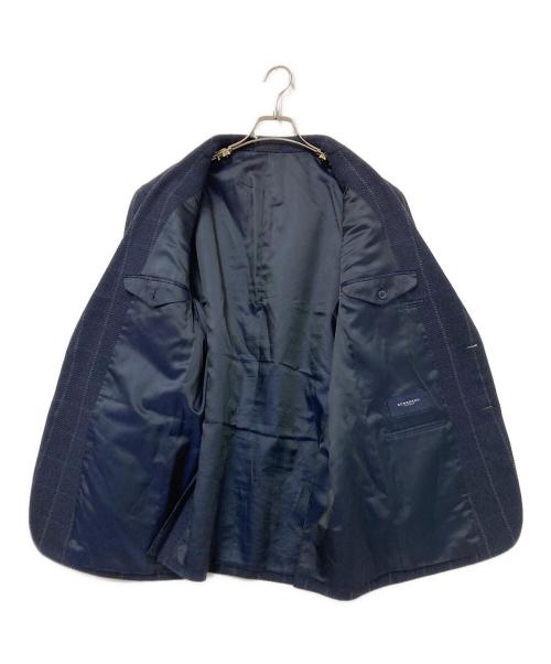BURBERRY LONDON（バーバリーロンドン）BURBERRY LONDON (バーバリーロンドン) カシミヤテーラードジャケット ネイビー サイズ:下記参照の古着・服飾アイテム