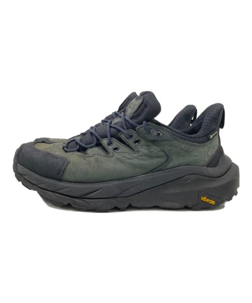 HOKA（ホカ）HOKA (ホカ) M KAHA 2 LOW GTX（エム カハ ツー ロウ ゴアテックス） ブラック×オリーブ サイズ:26.0㎝の古着・服飾アイテム