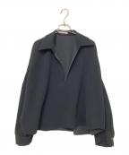 Plageプラージュ）の古着「GEORGETTE SKIPPER ブラウス」｜ブラック