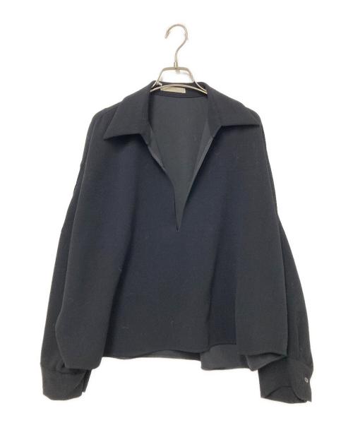 Plage（プラージュ）Plage (プラージュ) GEORGETTE SKIPPER ブラウス ブラック サイズ:下記参照の古着・服飾アイテム