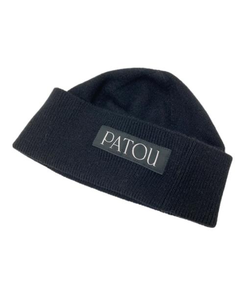 patou（パトゥ）patou (パトゥ) フレグランス ウール ビーニー ブラック サイズ:下記参照の古着・服飾アイテム