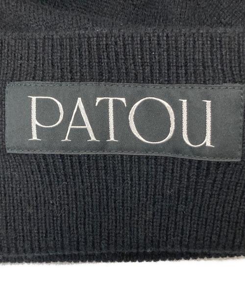 patou（パトゥ）patou (パトゥ) フレグランス ウール ビーニー ブラック サイズ:下記参照の古着・服飾アイテム