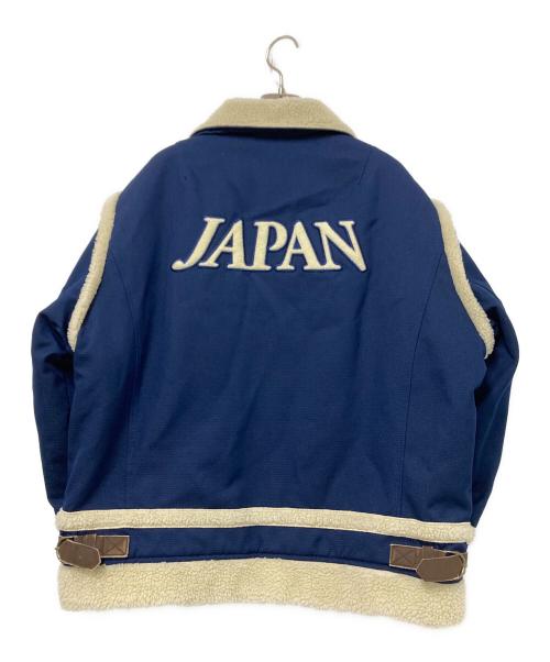 MIZUNO（ミズノ）MIZUNO (ミズノ) ボアジャケット ネイビー サイズ:Mの古着・服飾アイテム