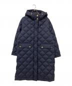 MACKINTOSH LONDONマッキントッシュ ロンドン）の古着「ダウンキルトフーデットコート」｜ネイビー