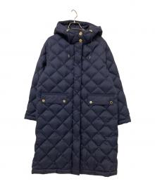 MACKINTOSH LONDON（マッキントッシュ ロンドン）の古着「ダウンキルトフーデットコート」｜ネイビー