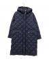MACKINTOSH LONDON（マッキントッシュ ロンドン）の古着「ダウンキルトフーデットコート」｜ネイビー