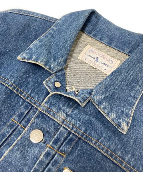 RALPH LAUREN（ラルフローレン）RALPH LAUREN (ラルフローレン) 90`S2ndタイプデニムジャケット インディゴ サイズ:9の古着・服飾アイテム