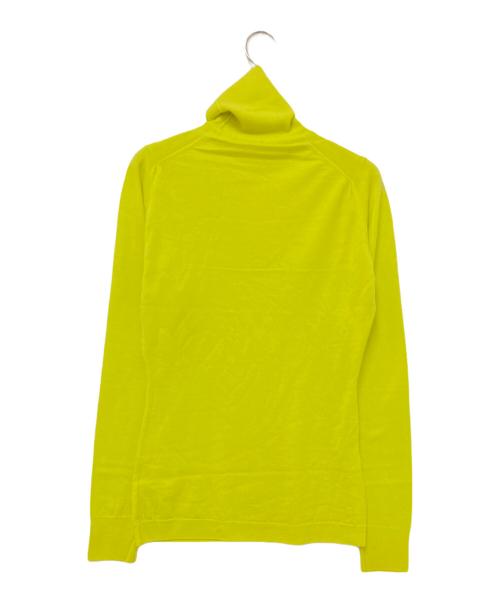 JOHN SMEDLEY（ジョンスメドレー）JOHN SMEDLEY (ジョンスメドレー) メリノウールタートルネックニット イエロー サイズ:Sの古着・服飾アイテム