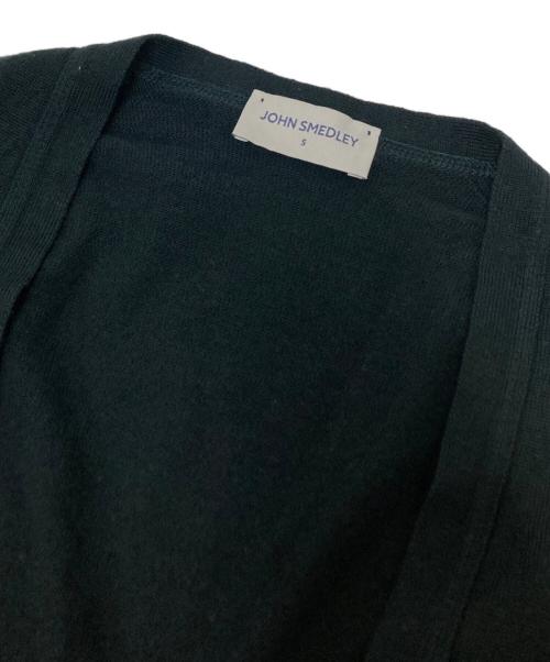 JOHN SMEDLEY（ジョンスメドレー）JOHN SMEDLEY (ジョンスメドレー) メリノウールカーディガン ダークグリーン サイズ:Sの古着・服飾アイテム