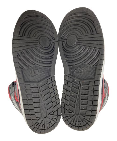 NIKE（ナイキ）NIKE (ナイキ) AIR JORDAN 1 MID レッド×ブラック サイズ:27.0cmの古着・服飾アイテム
