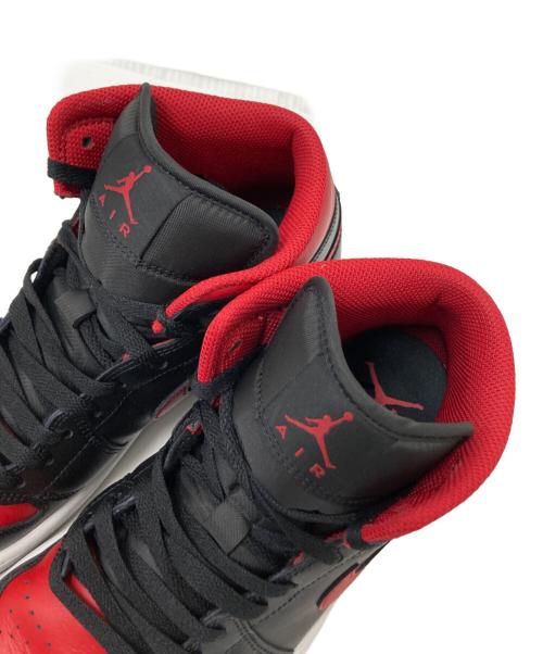 NIKE（ナイキ）NIKE (ナイキ) AIR JORDAN 1 MID レッド×ブラック サイズ:27.0cmの古着・服飾アイテム