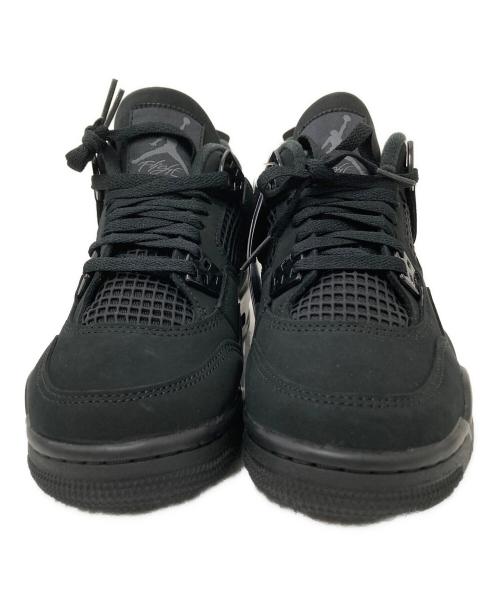 NIKE（ナイキ）NIKE (ナイキ) Air Jordan 4 Retro GS black cat　（エア ジョーダン 4 レトロ GS ブラック キャット） ブラック サイズ:23.5㎝の古着・服飾アイテム