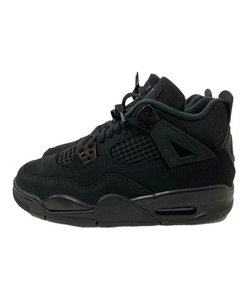 NIKE（ナイキ）NIKE (ナイキ) Air Jordan 4 Retro GS black cat　（エア ジョーダン 4 レトロ GS ブラック キャット） ブラック サイズ:23.5㎝の古着・服飾アイテム