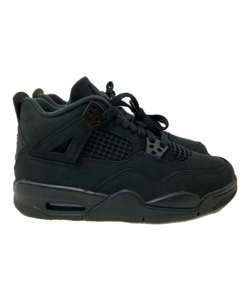 NIKE（ナイキ）NIKE (ナイキ) Air Jordan 4 Retro GS black cat ブラック サイズ:23.5㎝の古着・服飾アイテム