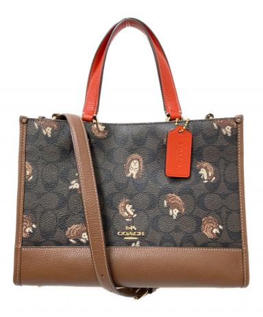 中古・古着通販】COACH (コーチ) ハリネズミ柄2WAYショルダーバッグ