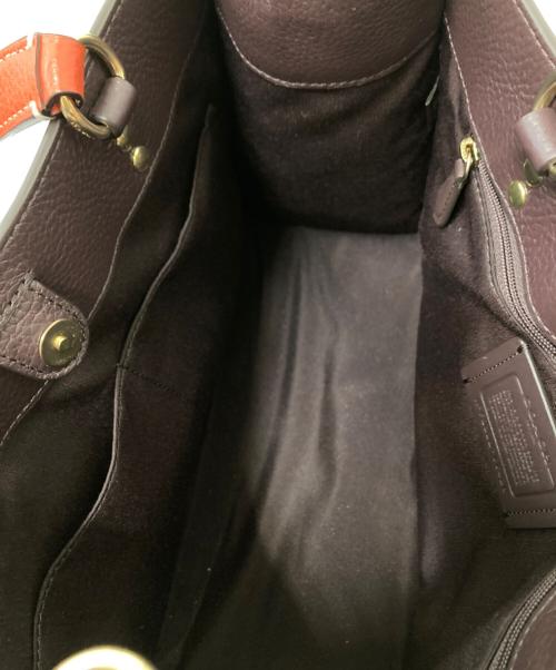 COACH（コーチ）COACH (コーチ) ハリネズミ柄2WAYショルダーバッグ ブラウン サイズ:下記参照の古着・服飾アイテム