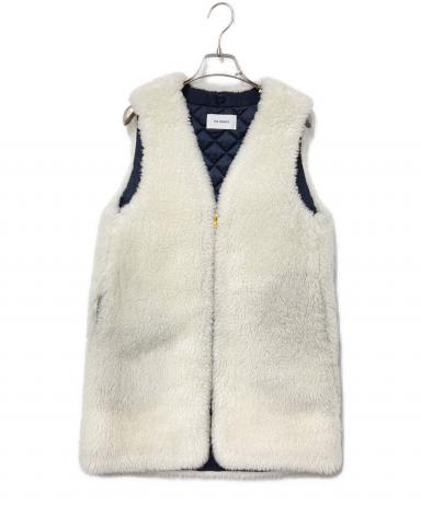 中古・古着通販】THE RERACS (ザ リラクス) ボアベスト ホワイト