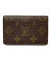 LOUIS VUITTON (ルイ ヴィトン) カードケース ブラウン サイズ:下記参照：7000円